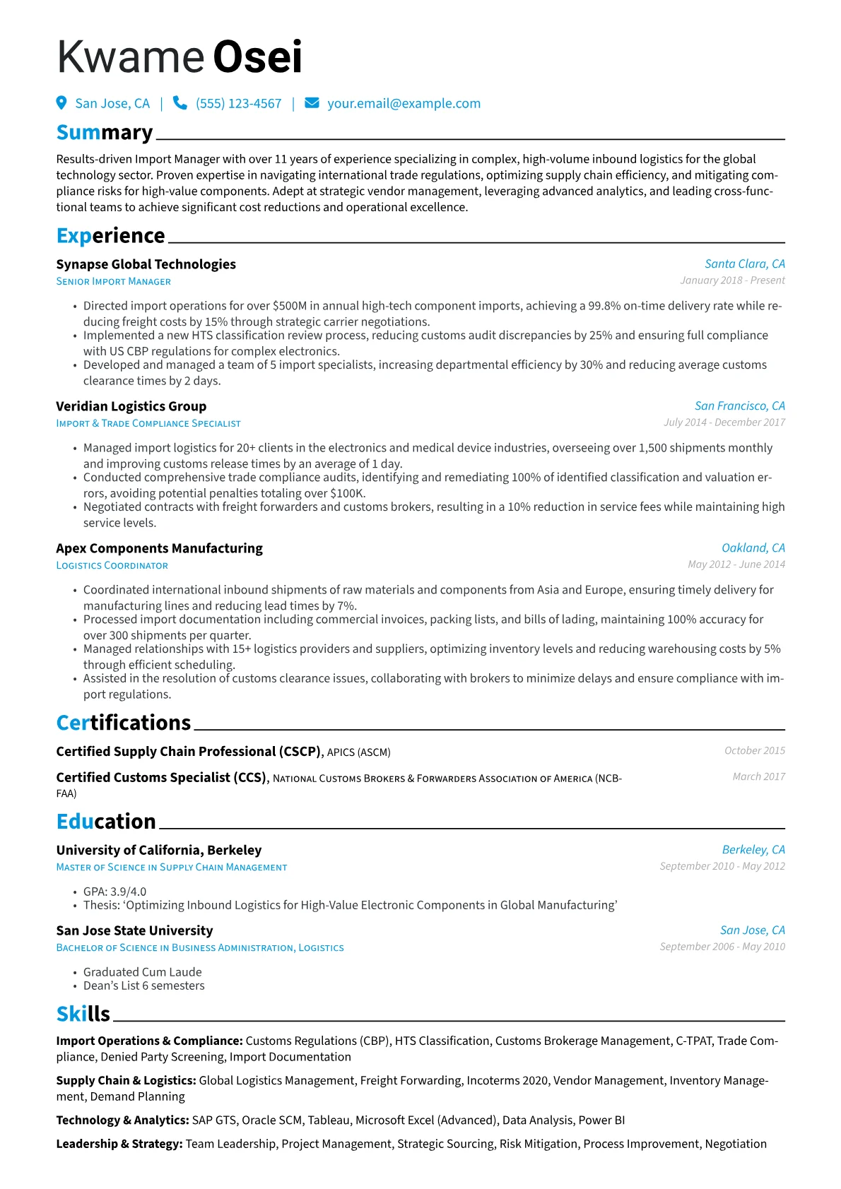 Import Manager version - Page 1