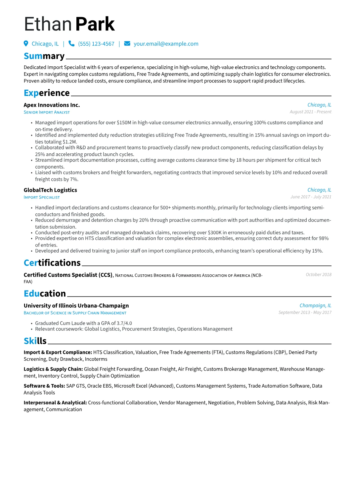 Electronics Import Focus version - Page 1