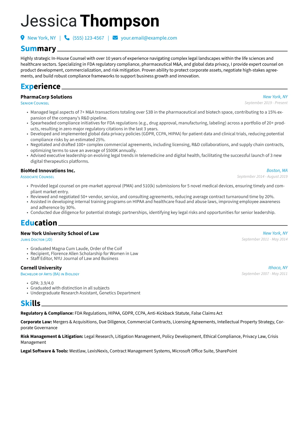 Healthcare Regulatory version - Page 1
