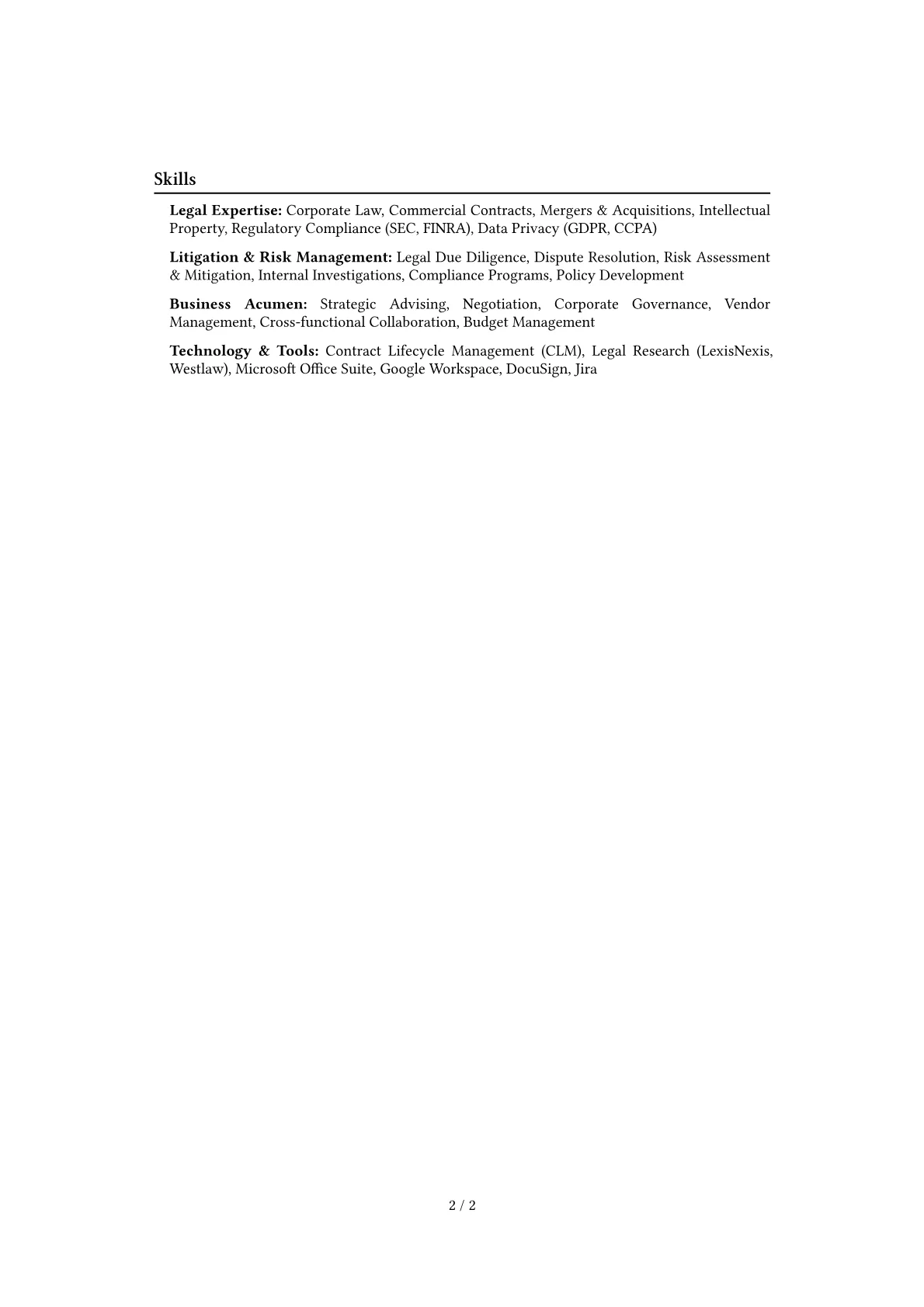 Career changer version - Page 2