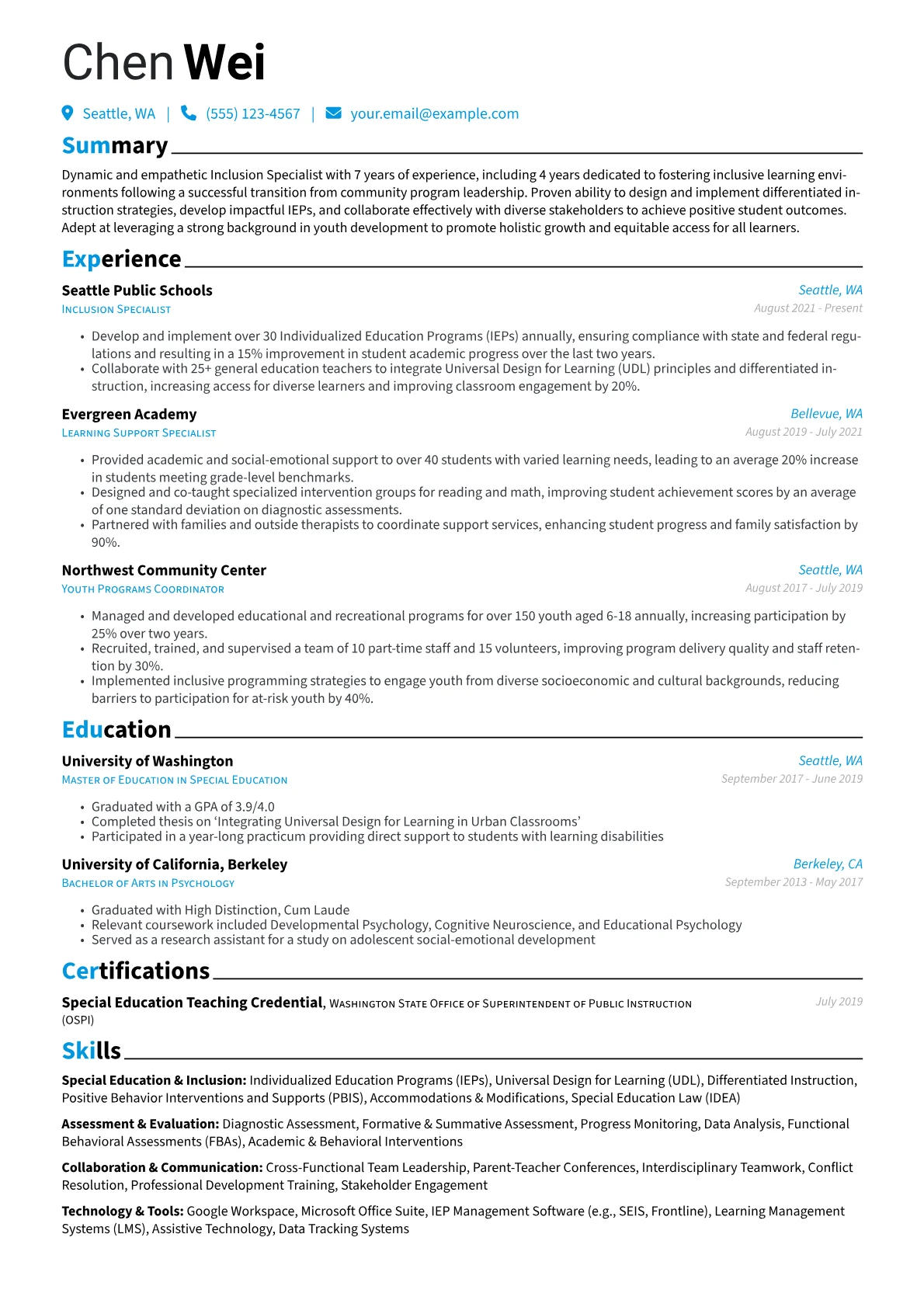 Career changer version - Page 1