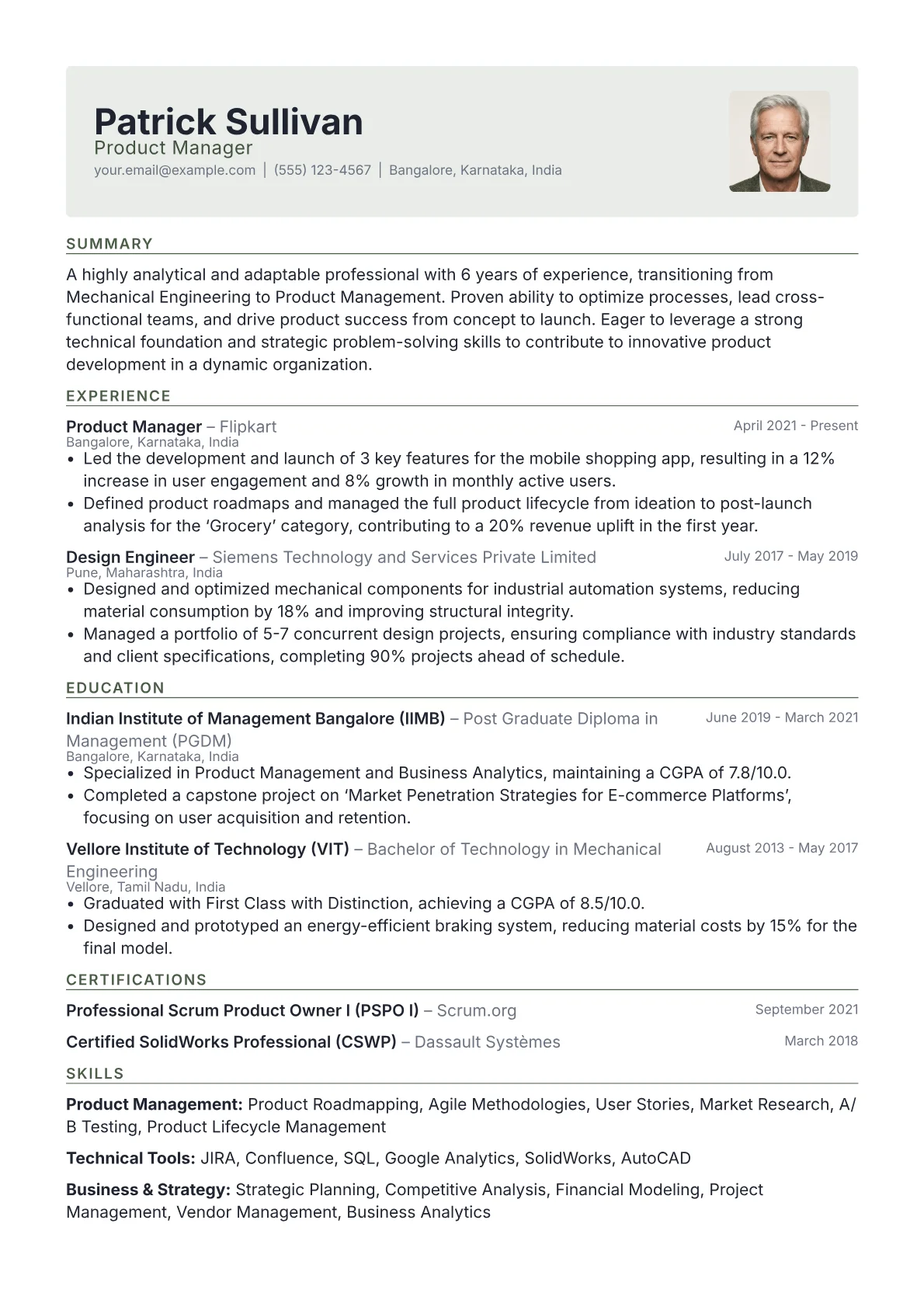 Career changer version - Page 1