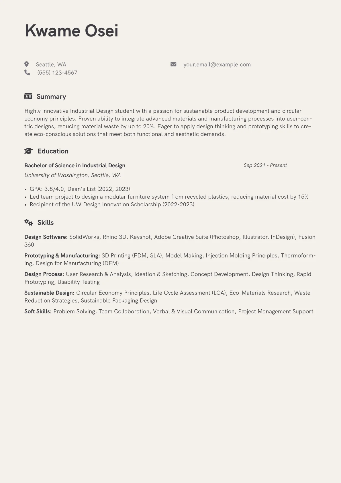 Industrial Design version - Page 1