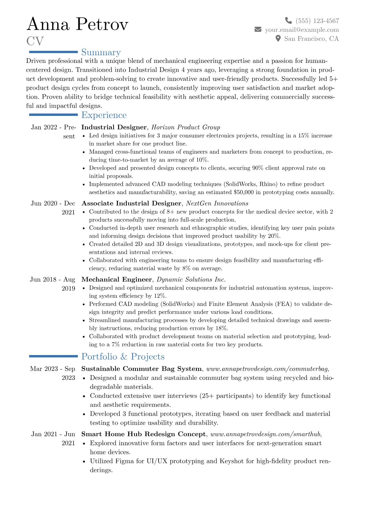 Career changer version - Page 1