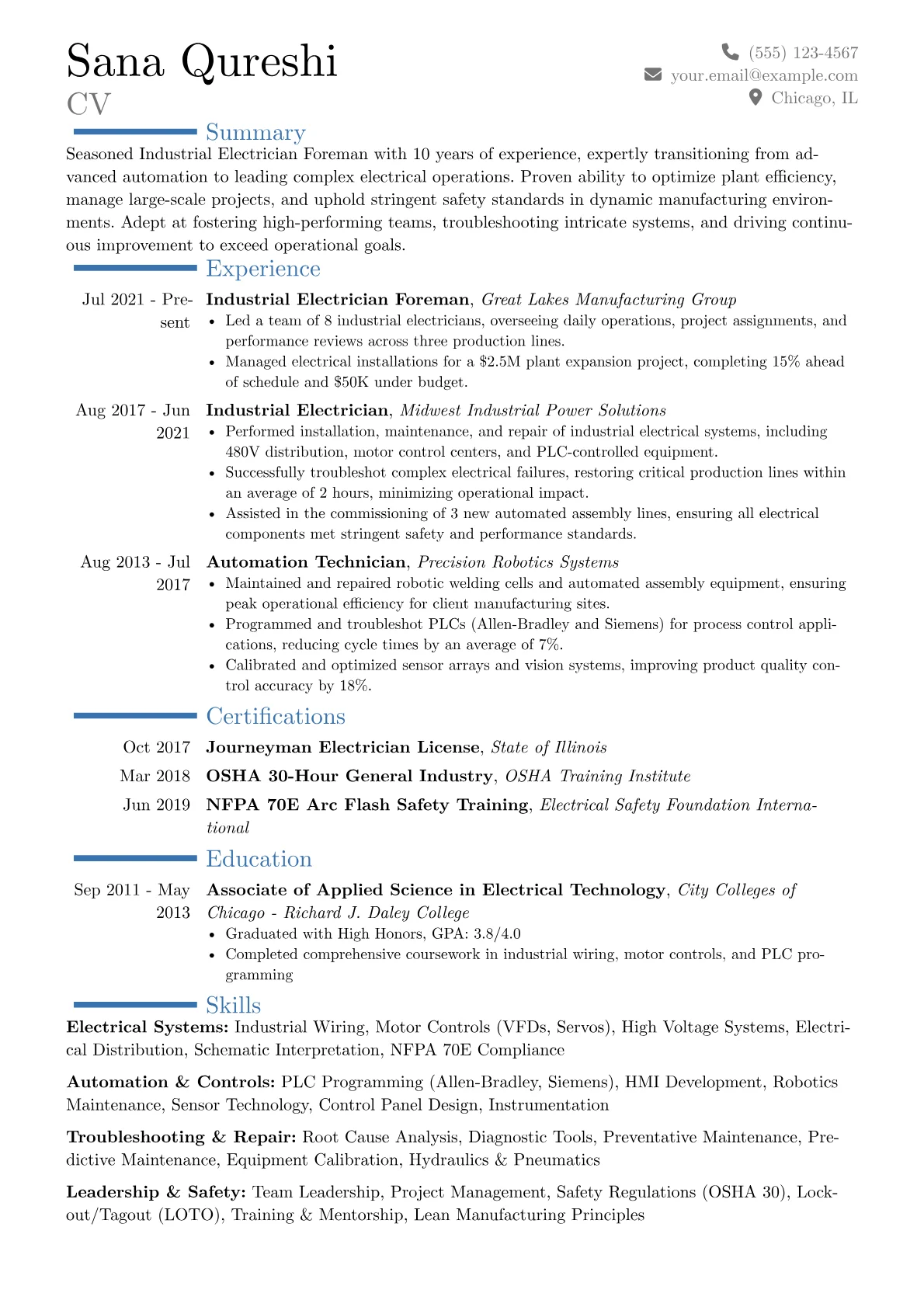 Career changer version - Page 1
