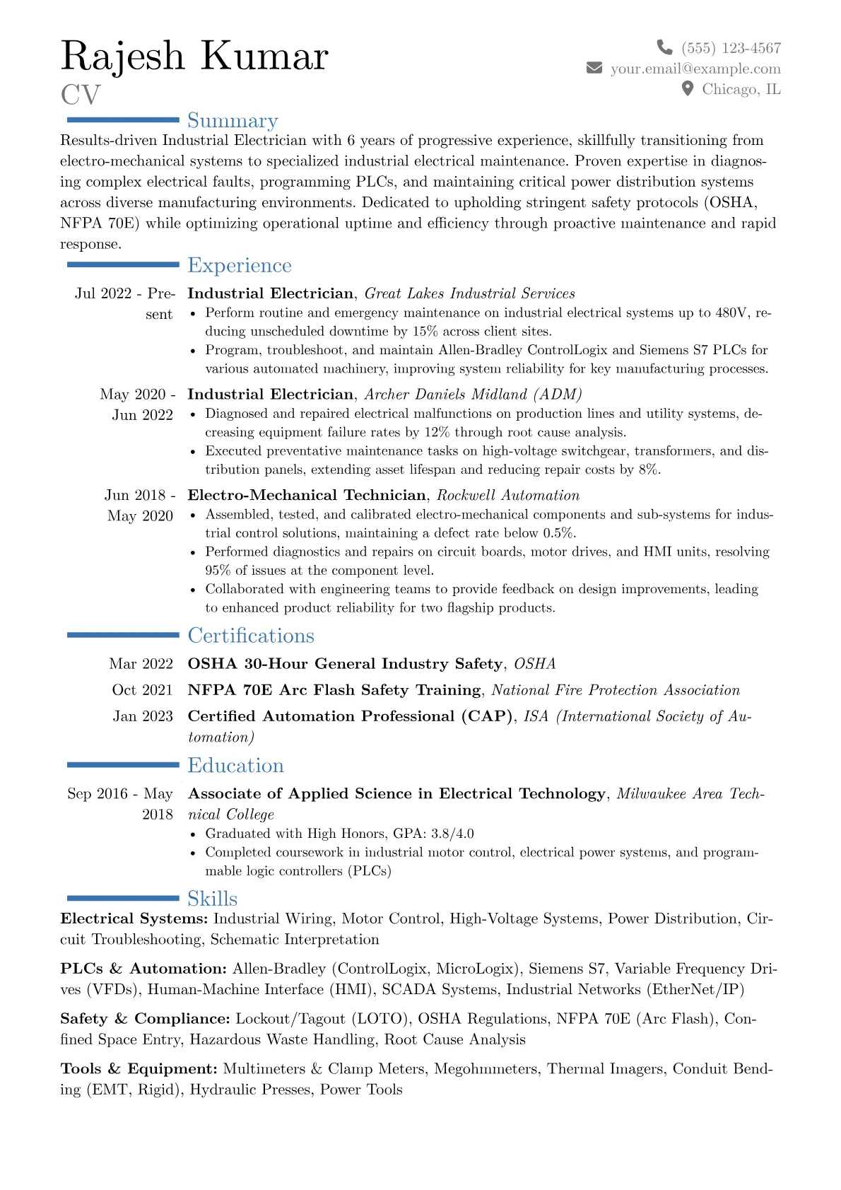 Career changer version - Page 1