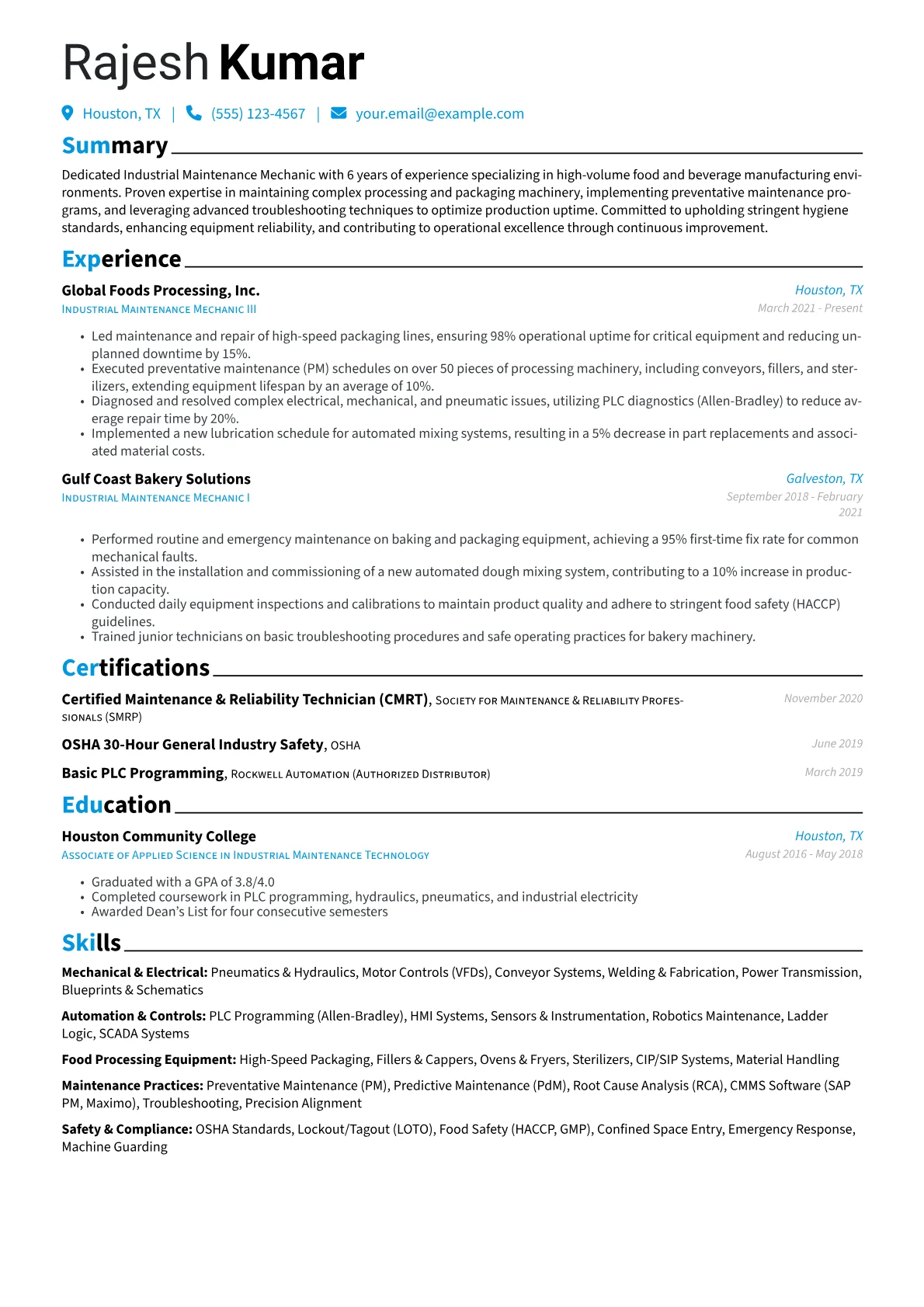 Food & Beverage version - Page 1