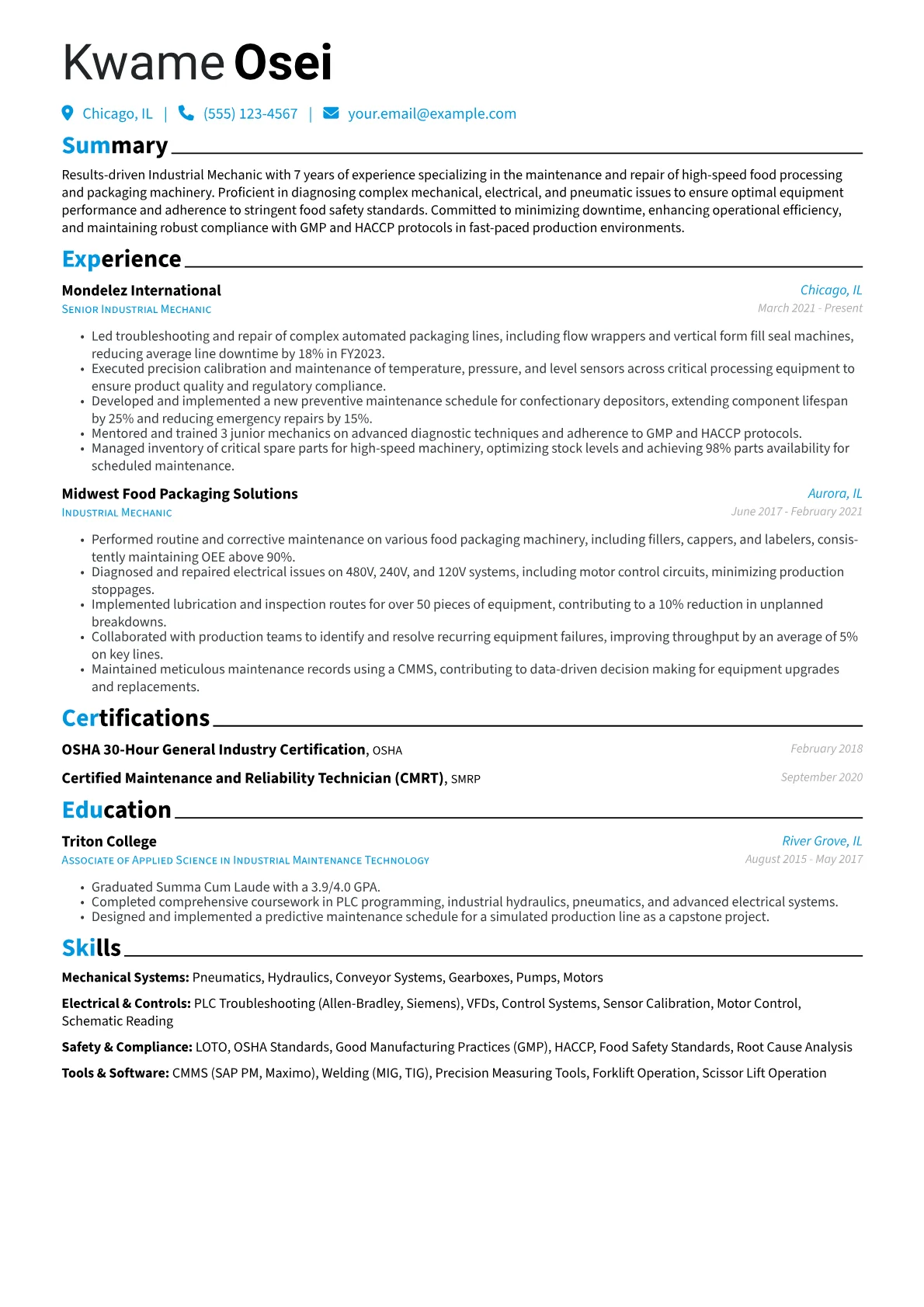 Industrial Mechanic version - Page 1