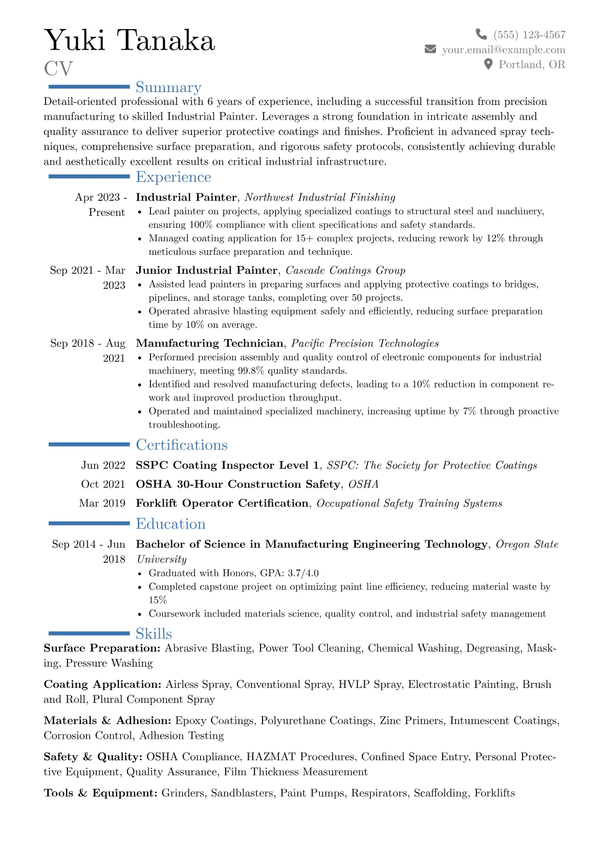 Career changer version - Page 1