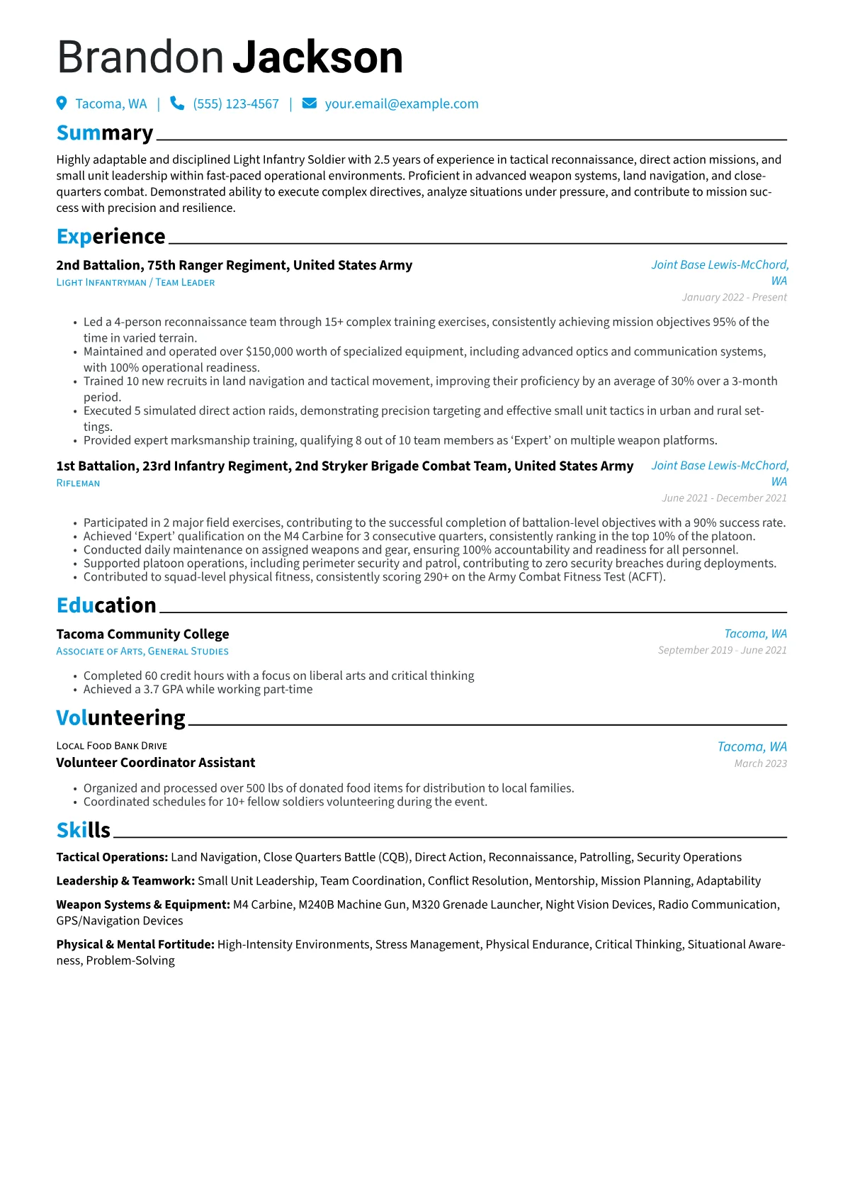 Infantry Soldier version - Page 1
