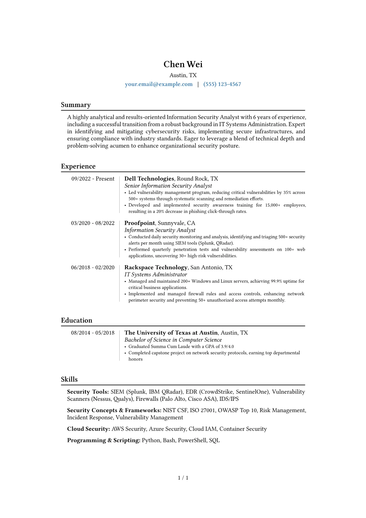 Career changer version - Page 1