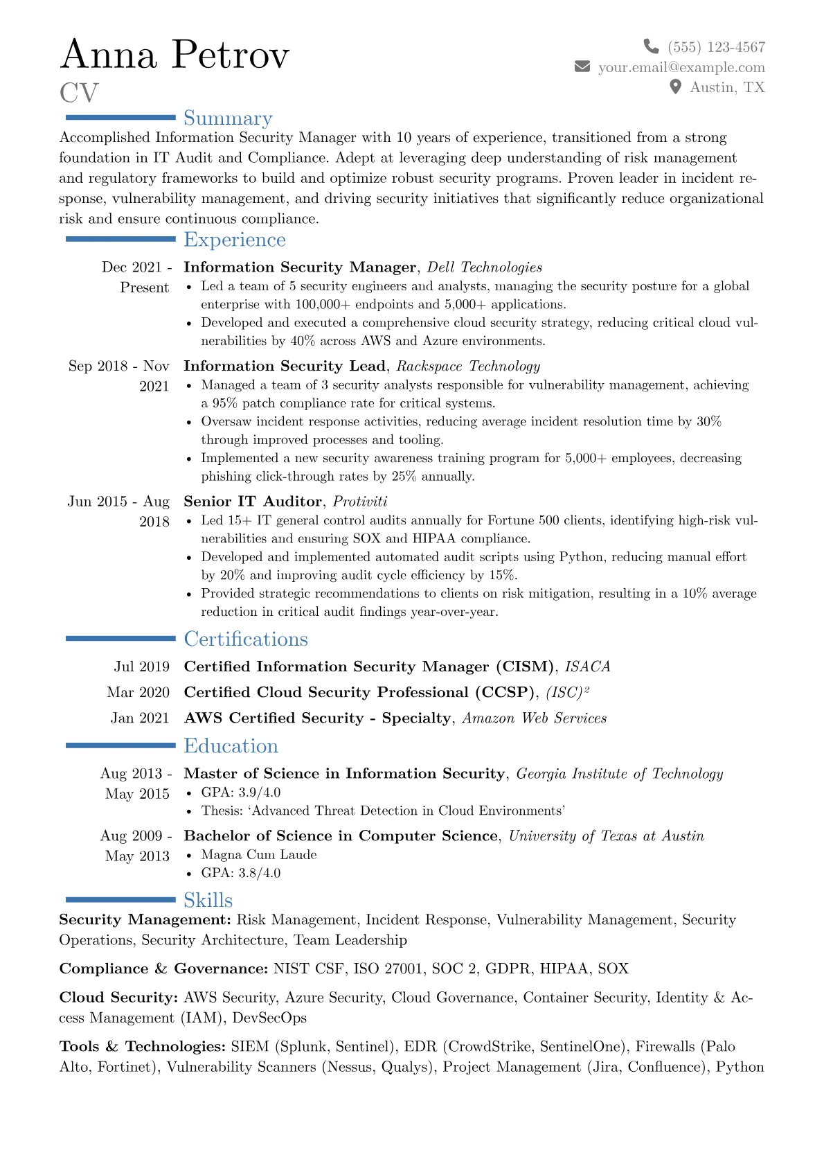 Career changer version - Page 1