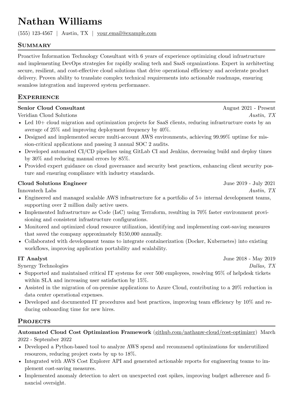 Cloud Platforms version - Page 1