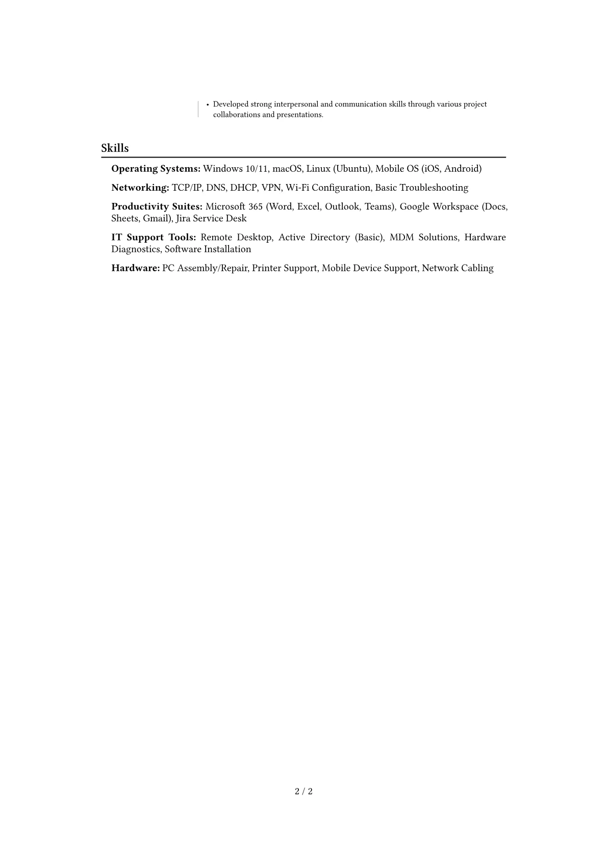 Career changer version - Page 2