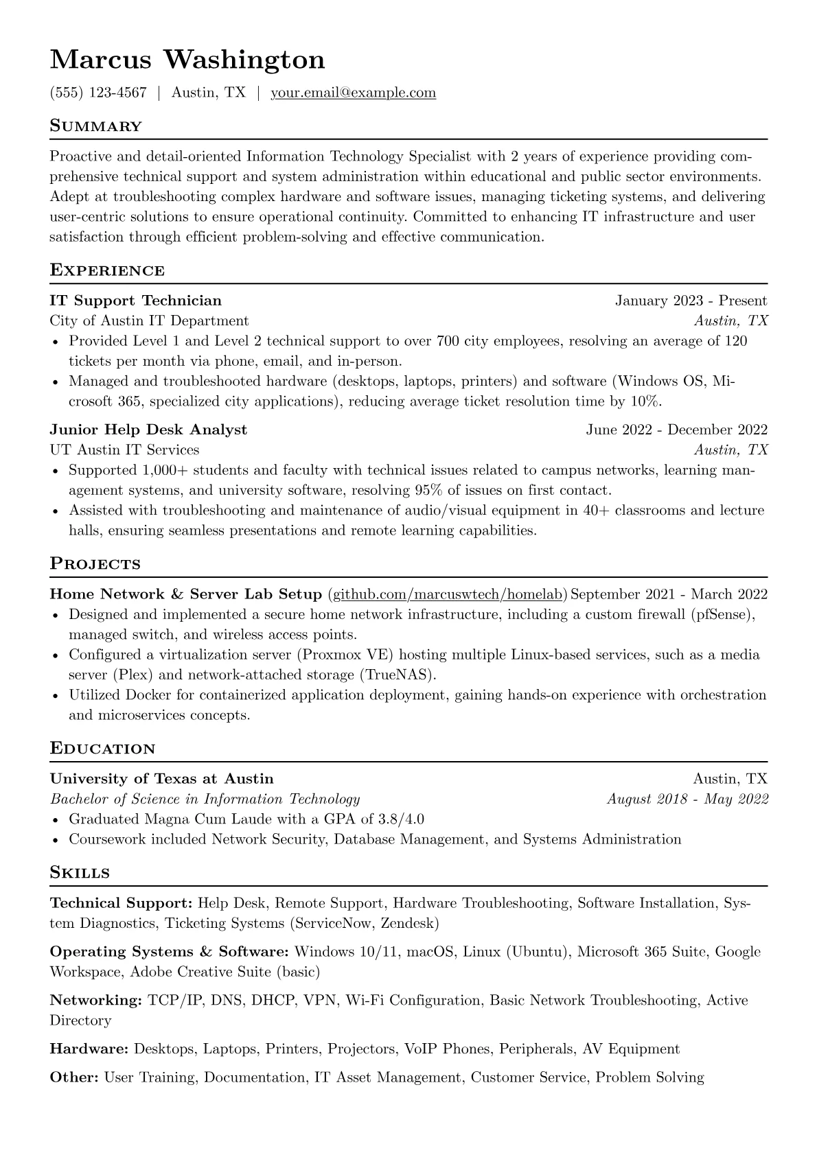 Entry Level IT version - Page 1