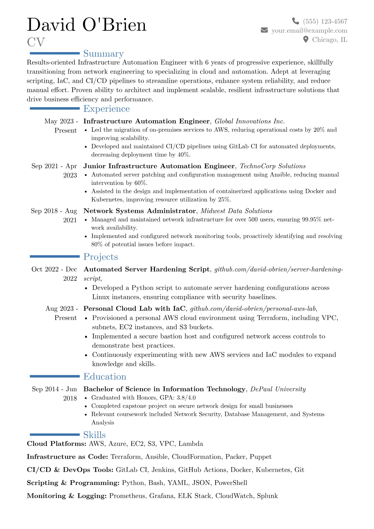 Career changer version - Page 1