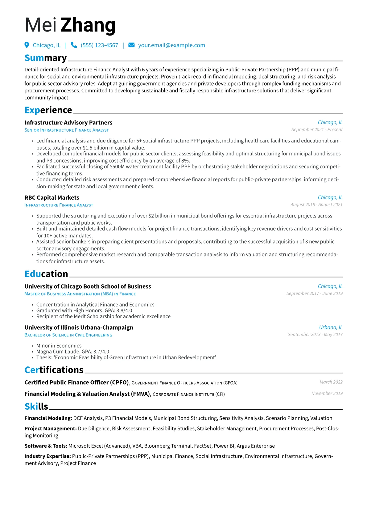 Infrastructure Finance version - Page 1