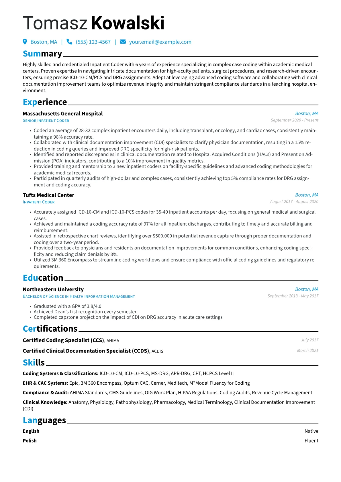 Inpatient Coder version - Page 1