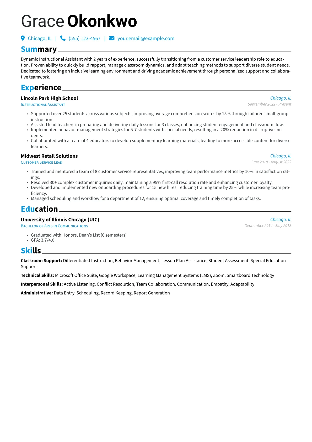 Career changer version - Page 1