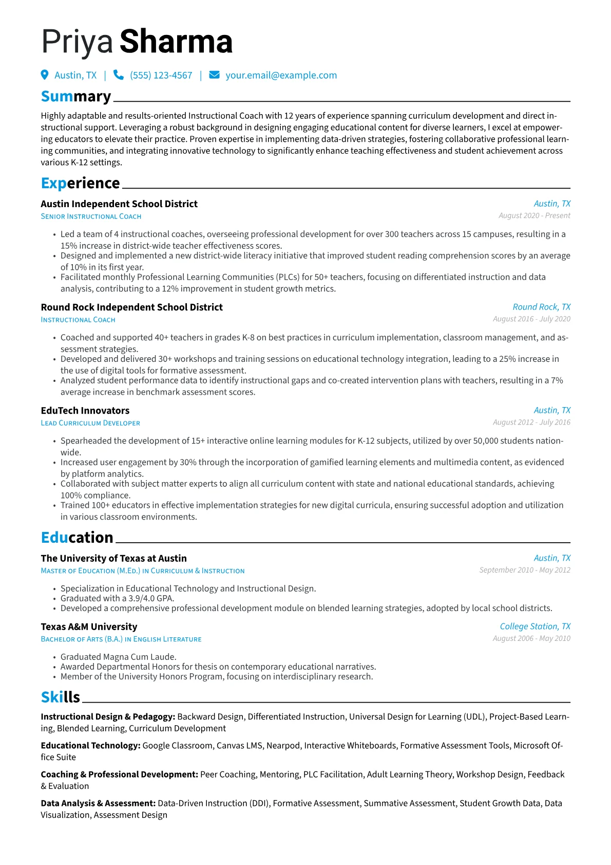 Career changer version - Page 1
