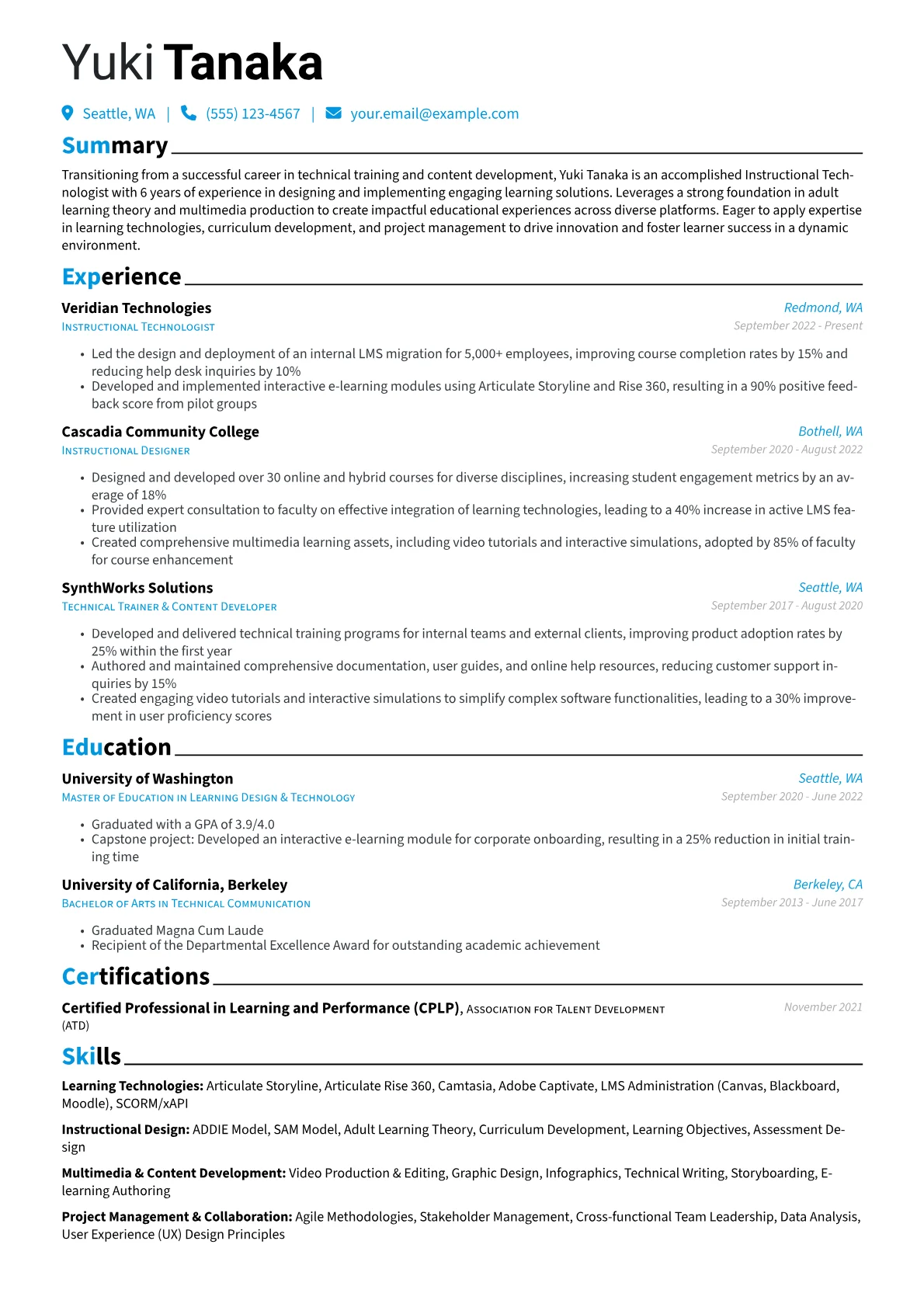Career changer version - Page 1