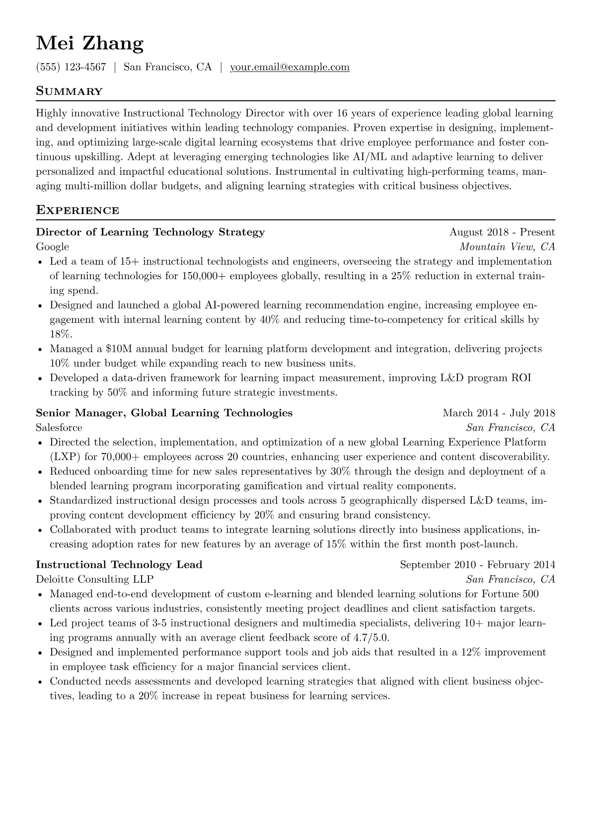 Corporate L&D Executive version - Page 1