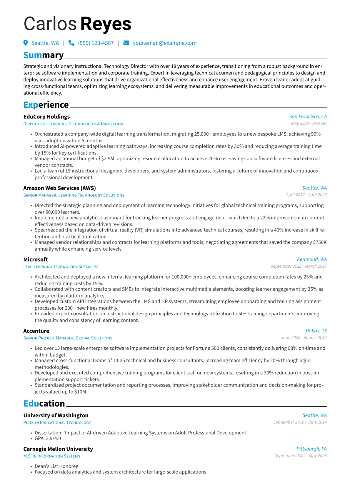 Career changer version - Page 1