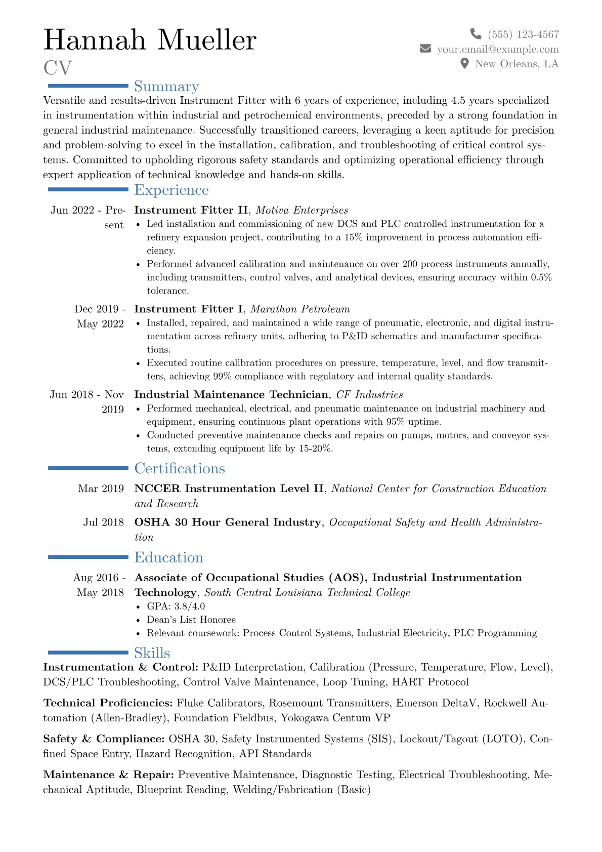 Career changer version - Page 1