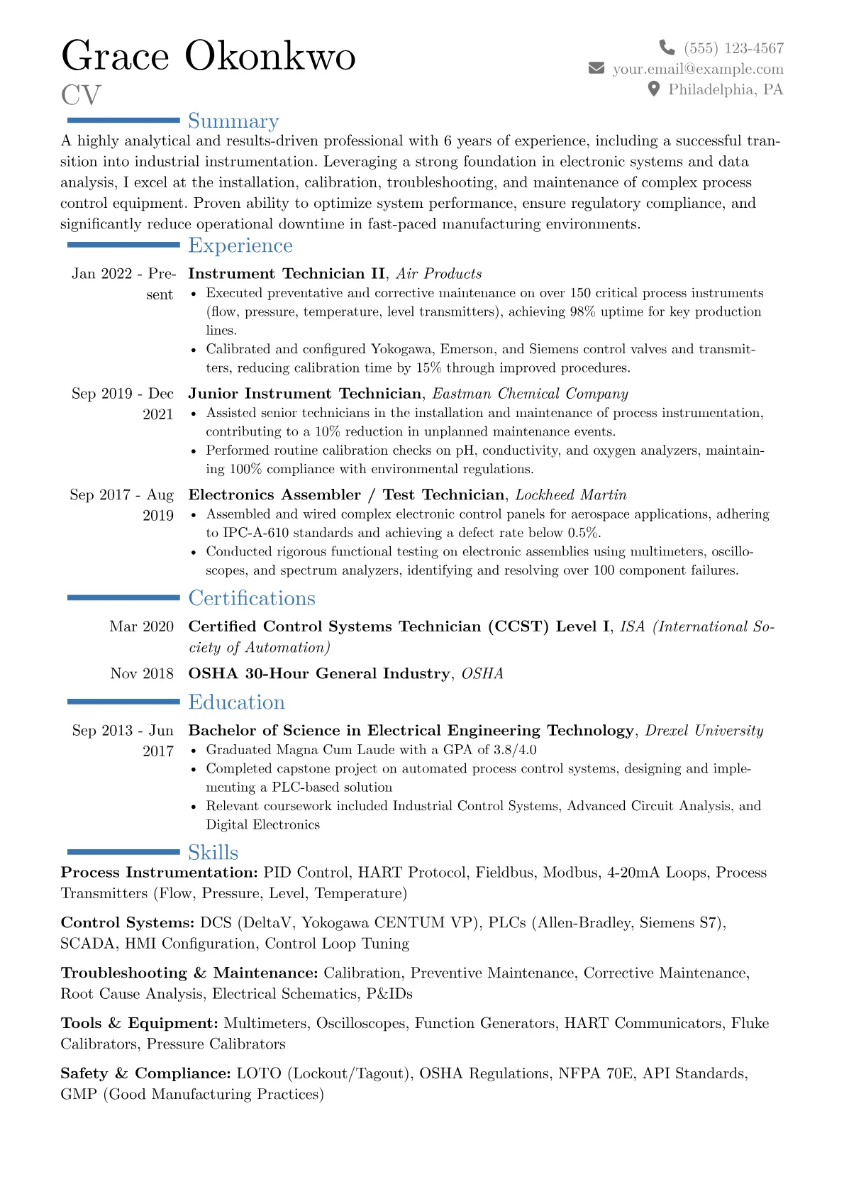 Career changer version - Page 1