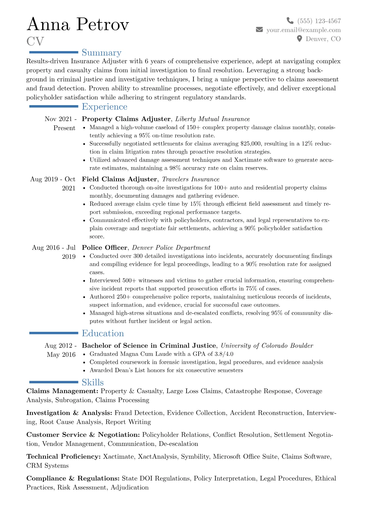 Career changer version - Page 1