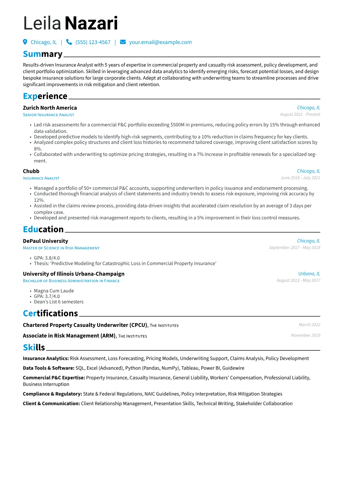 Commercial P&C Specialist version - Page 1