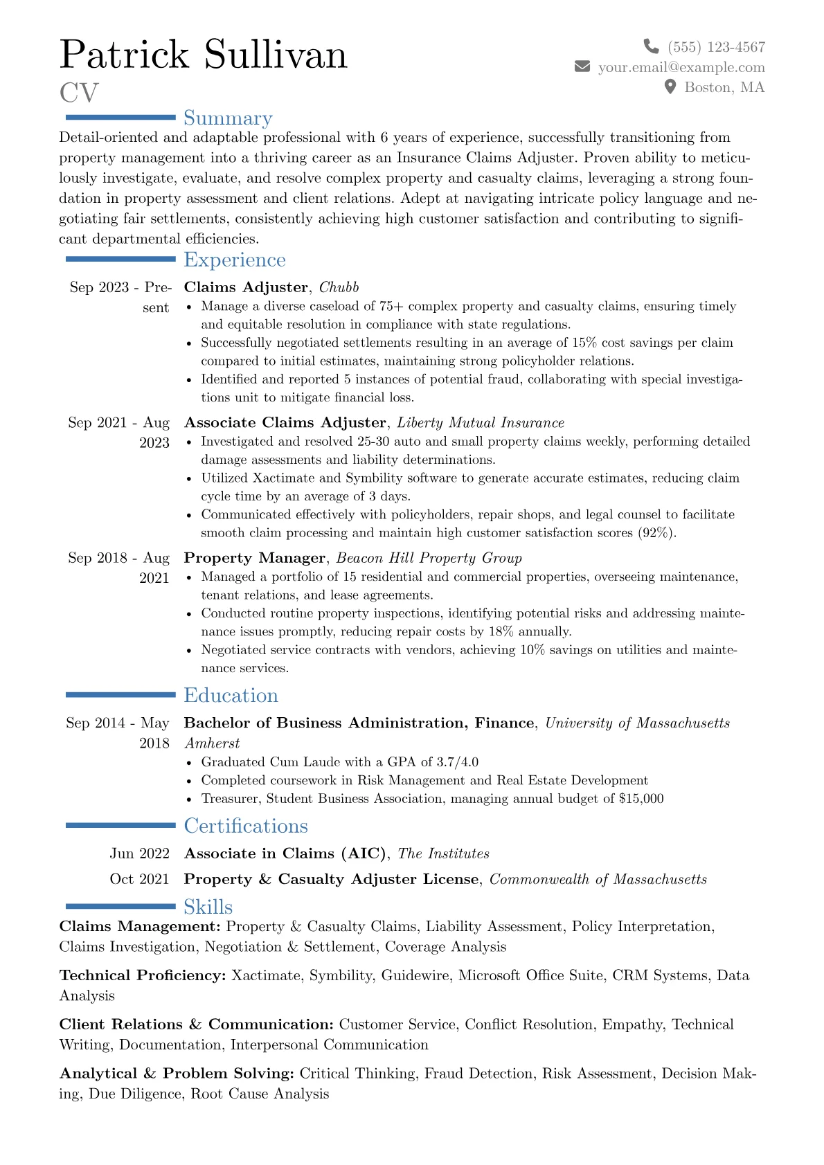Career changer version - Page 1