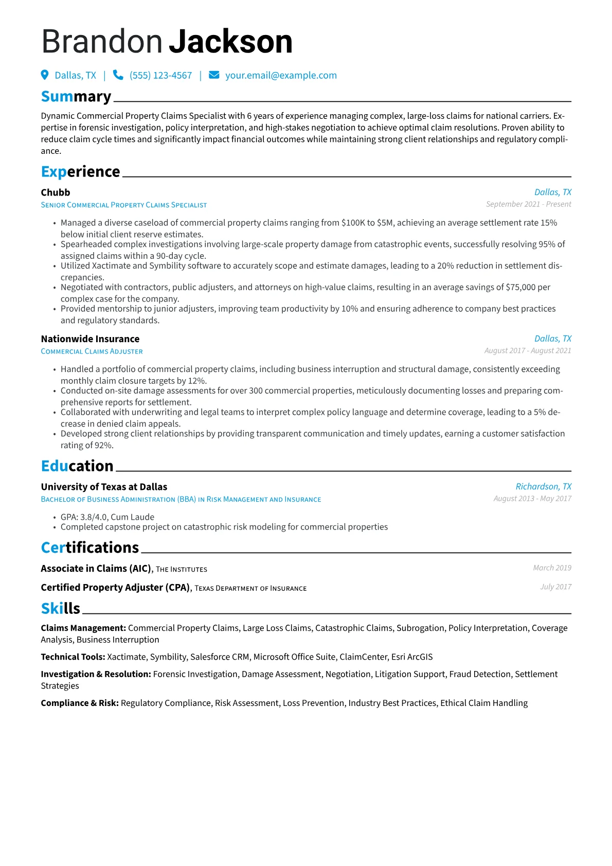 Commercial Property version - Page 1