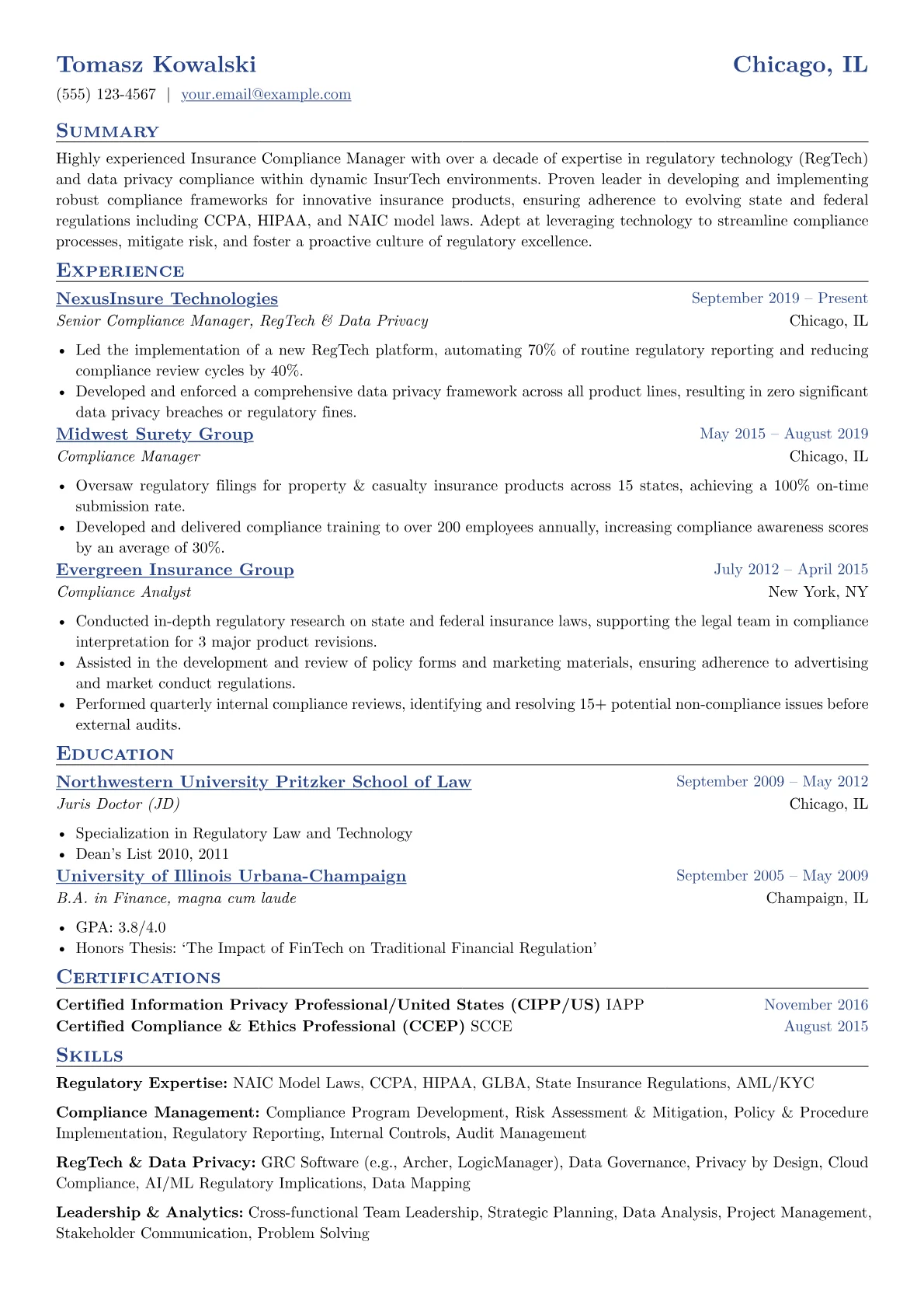 RegTech & Data Privacy version - Page 1