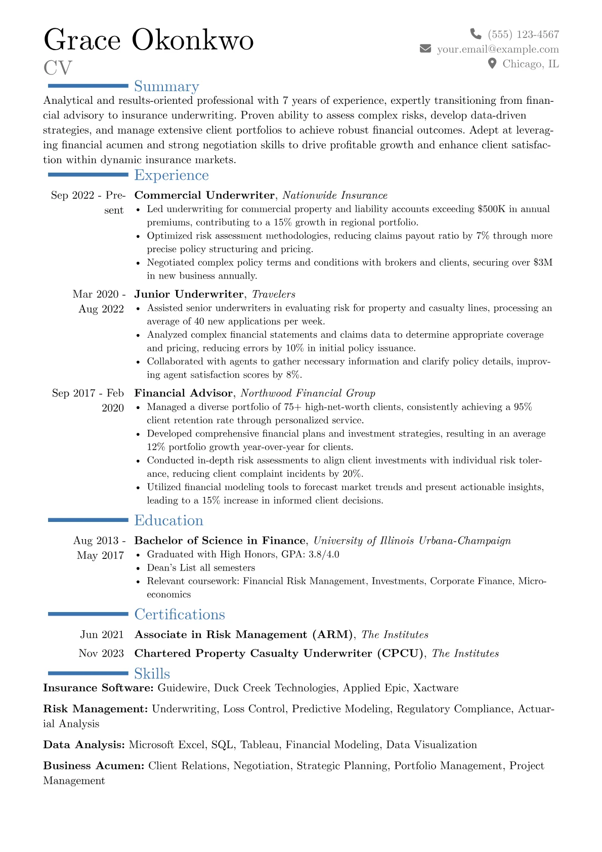 Career changer version - Page 1