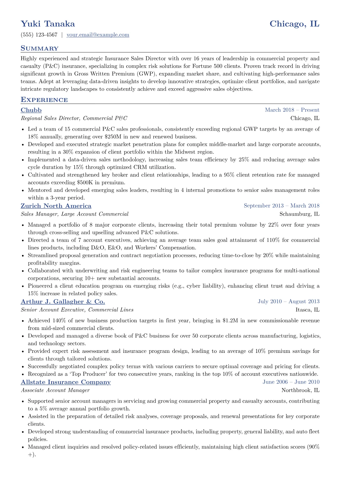 Commercial P&C version - Page 1