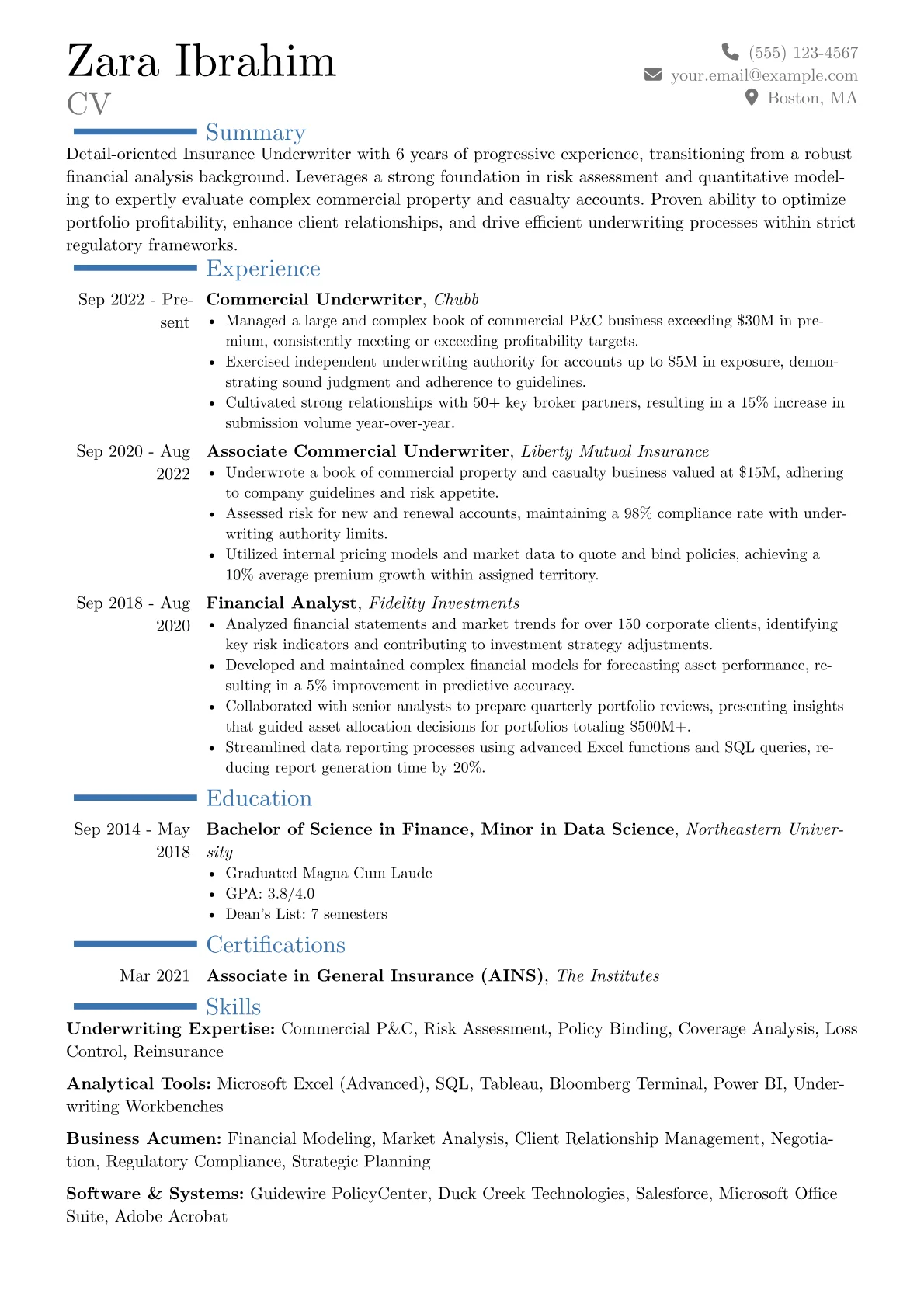 Career changer version - Page 1