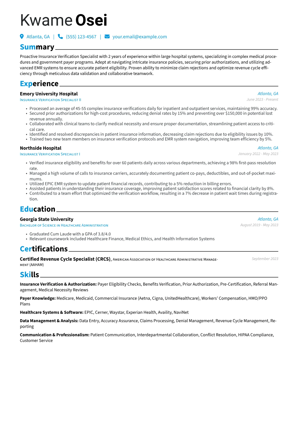 Insurance Verification version - Page 1