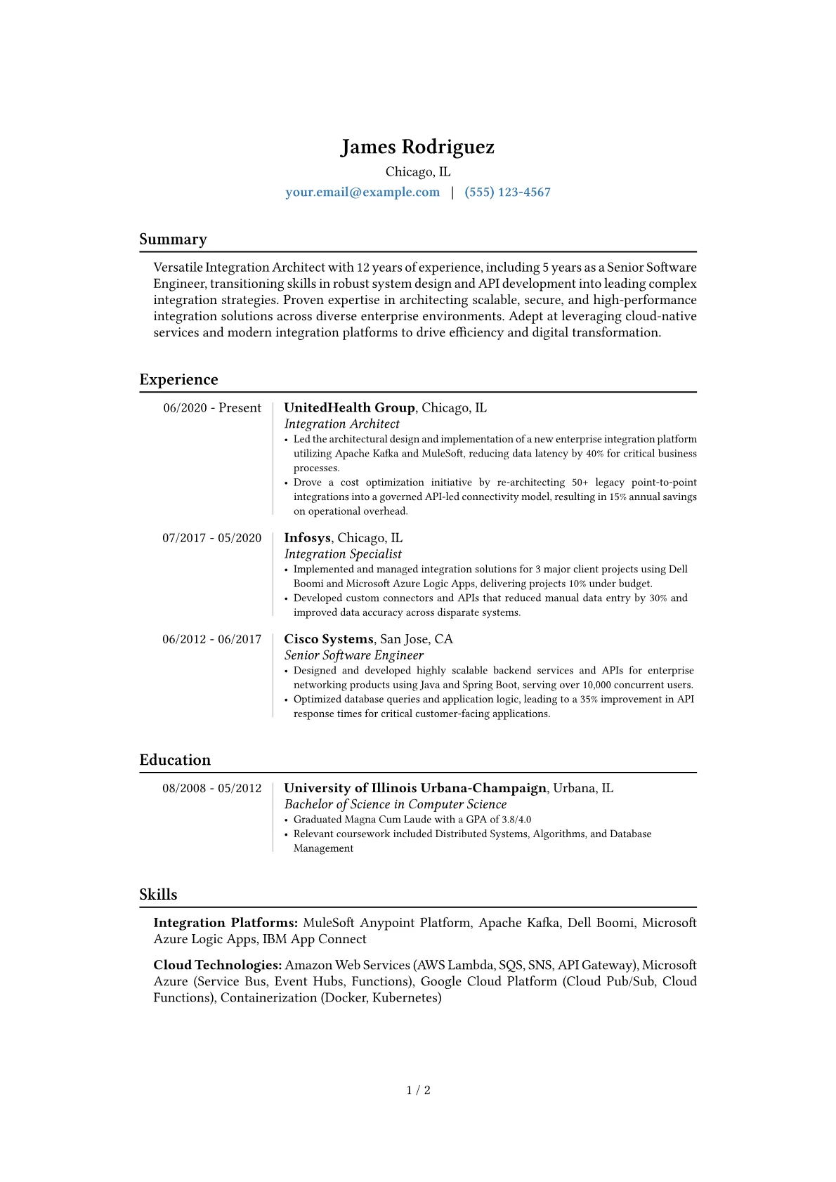 Career changer version - Page 1