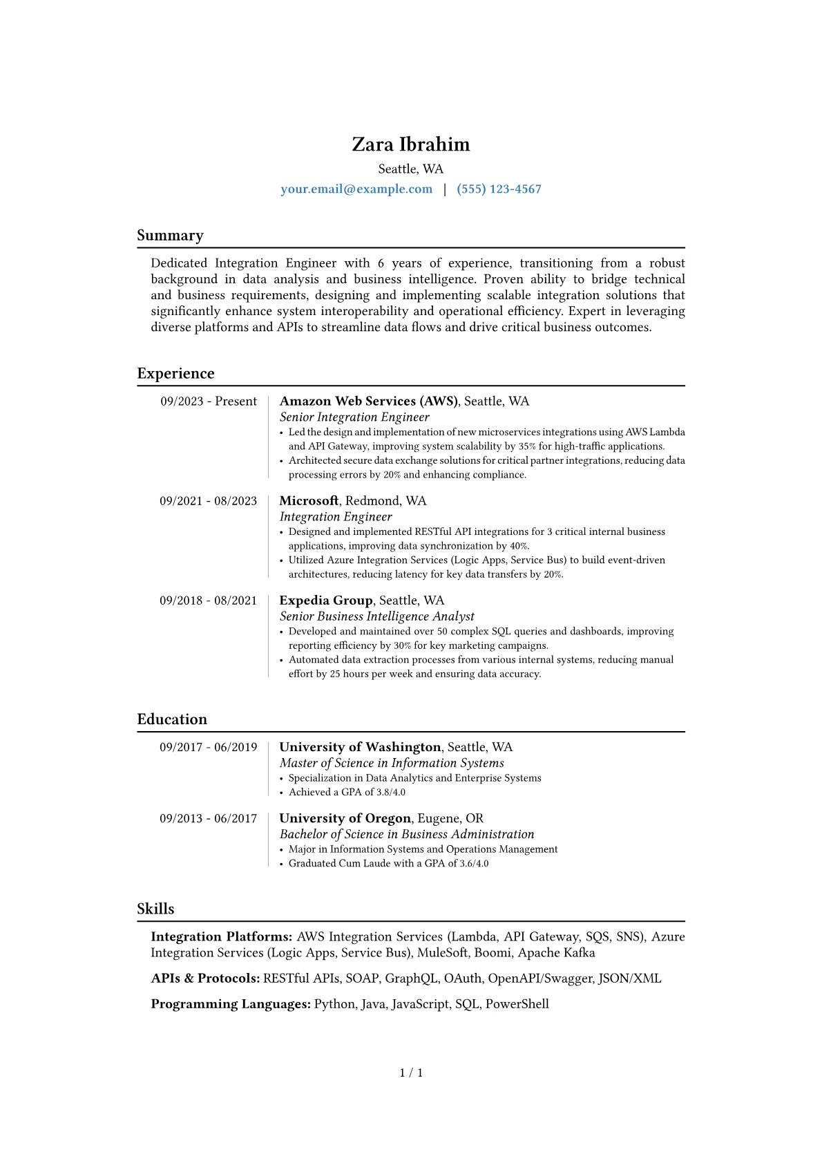 Career changer version - Page 1