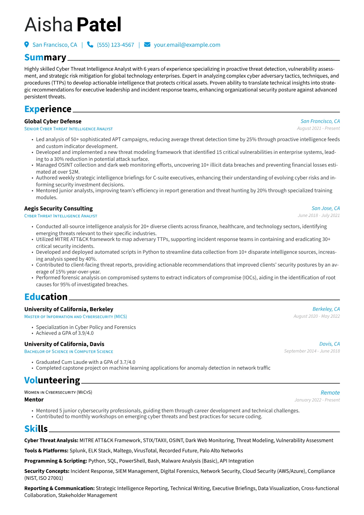 Cyber Threat Analysis version - Page 1