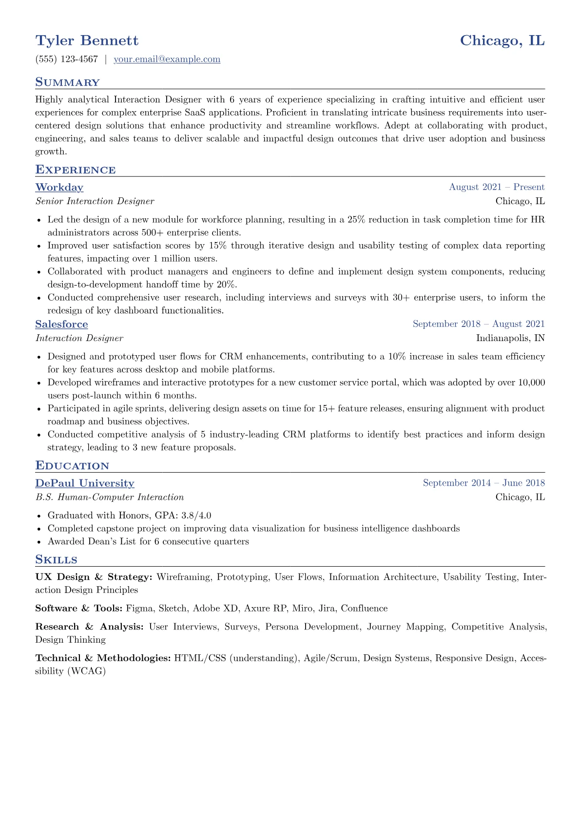 Interaction Designer version - Page 1