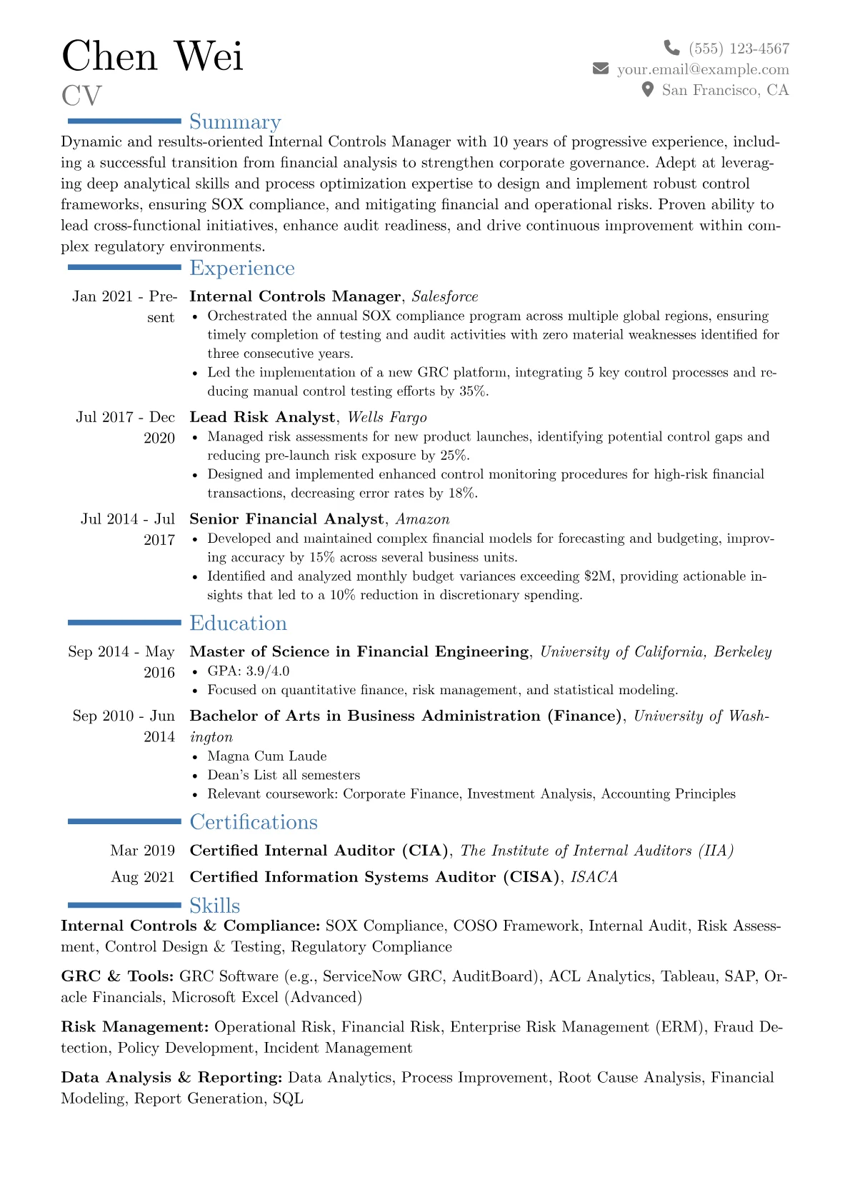 Career changer version - Page 1