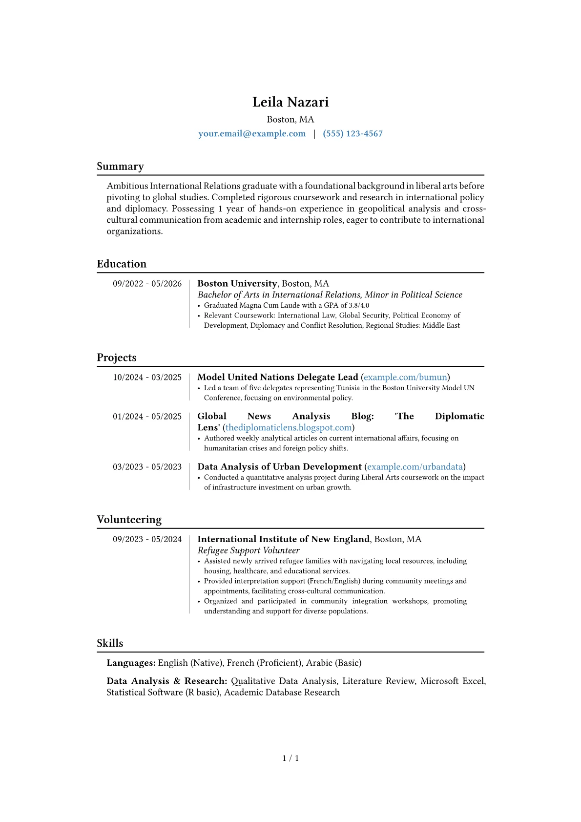 Career changer version - Page 1