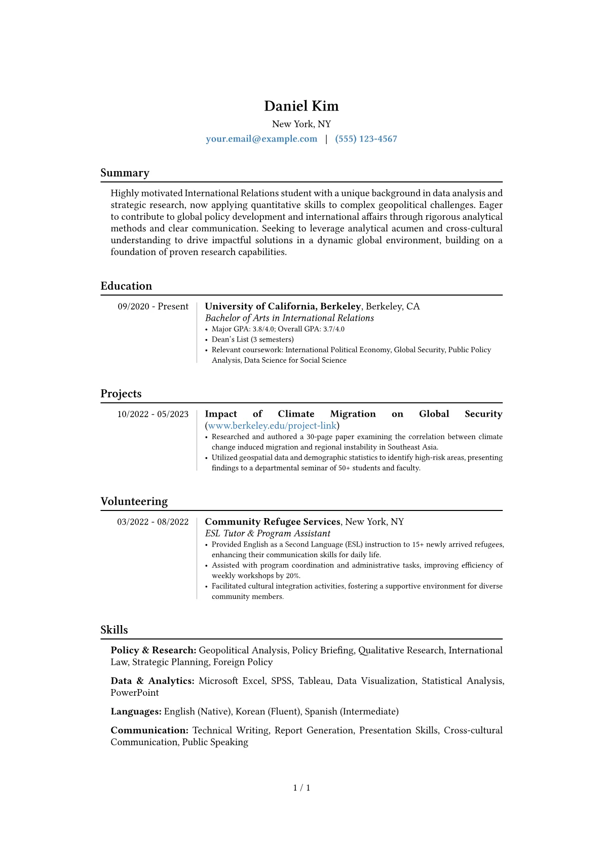 Career changer version - Page 1