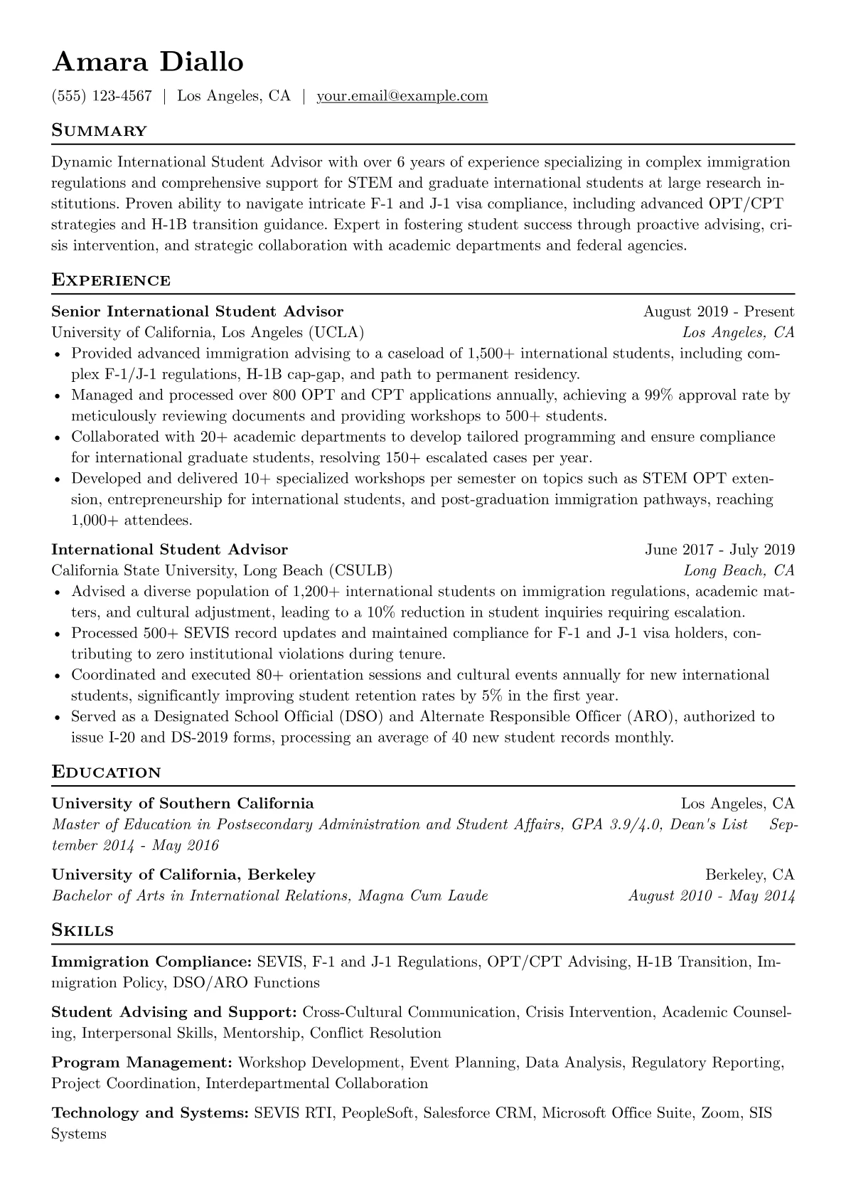 International Student version - Page 1