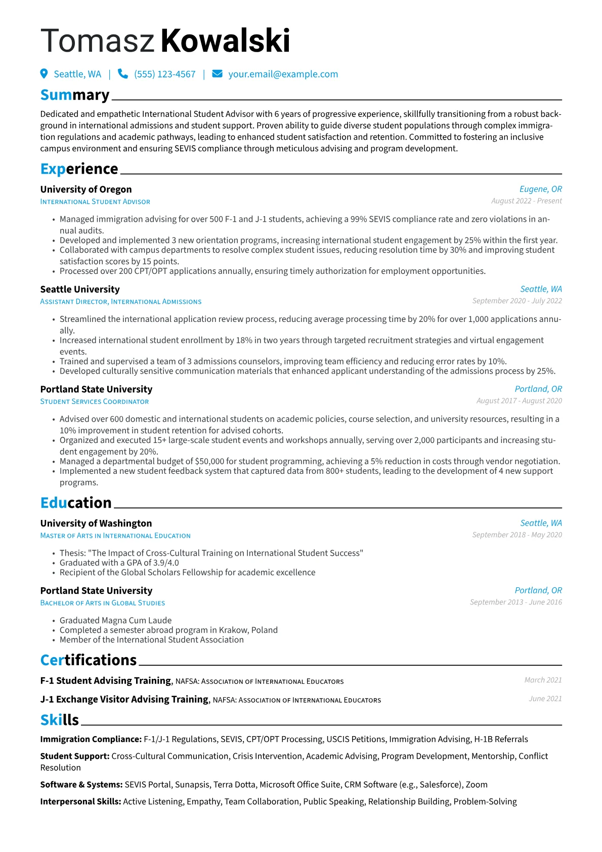 Career changer version - Page 1