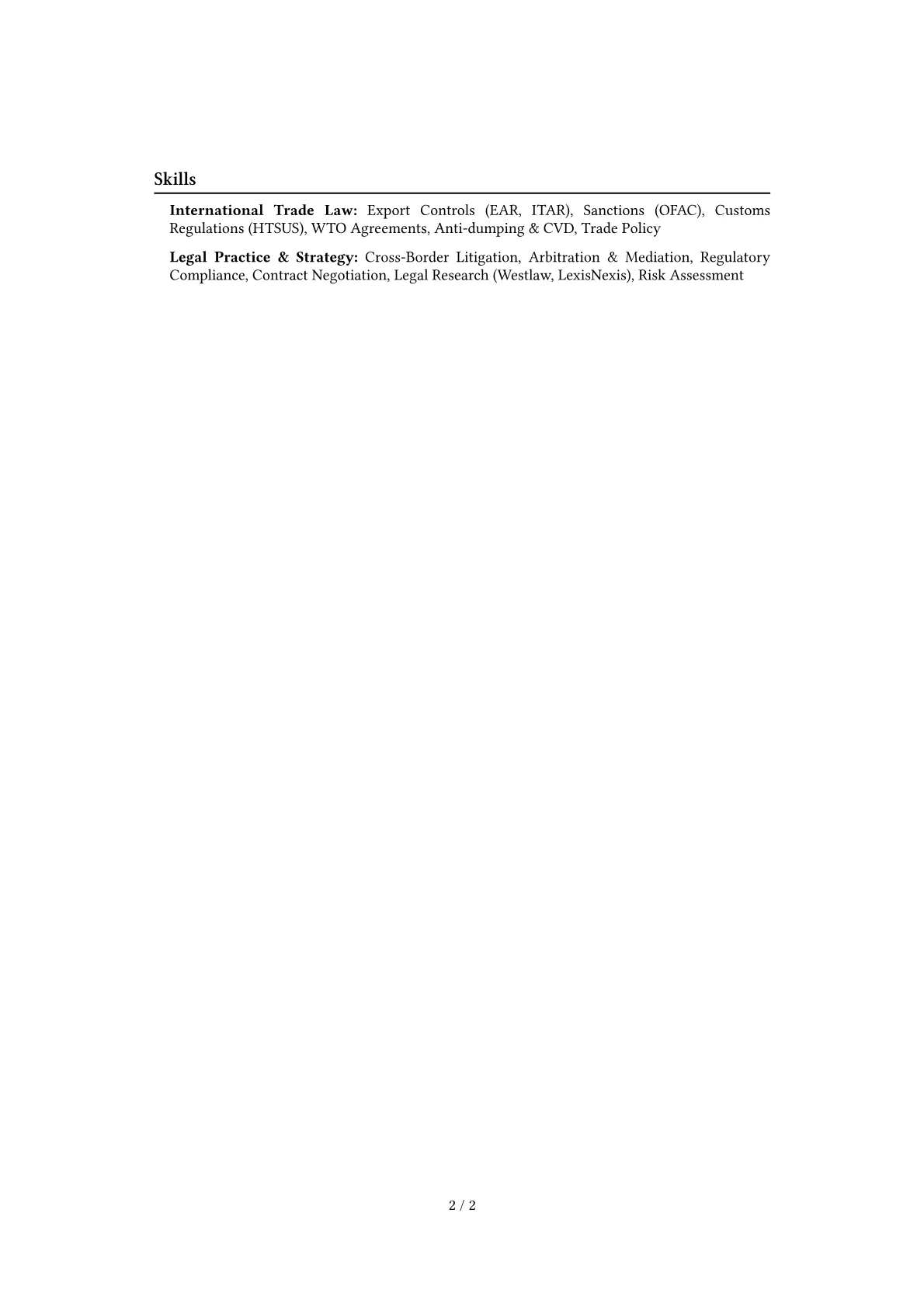 Career changer version - Page 2