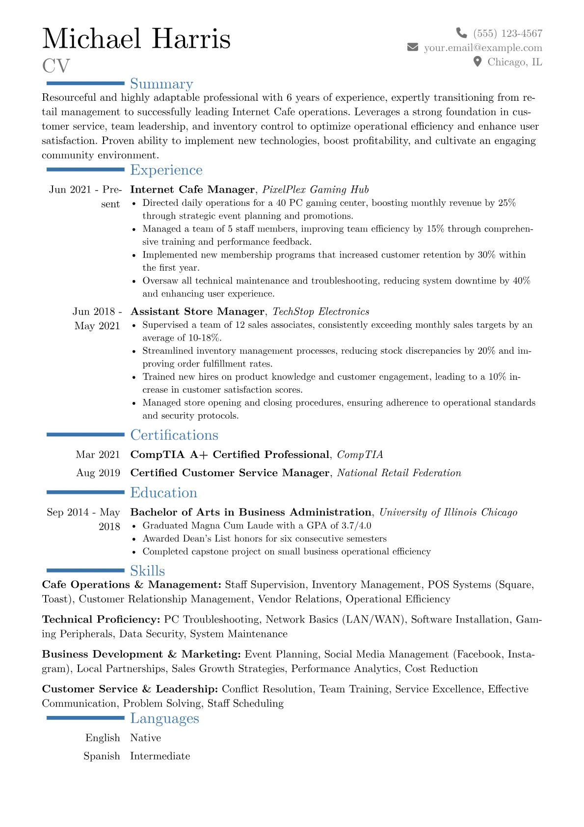 Career changer version - Page 1
