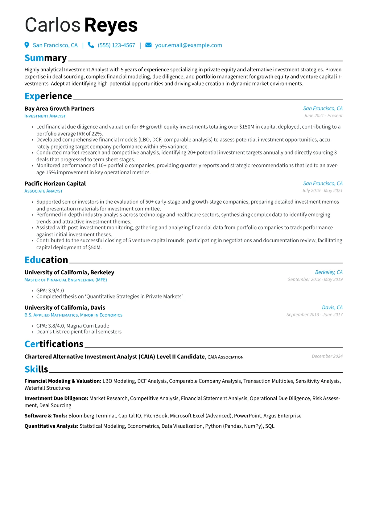Private Equity Focus version - Page 1